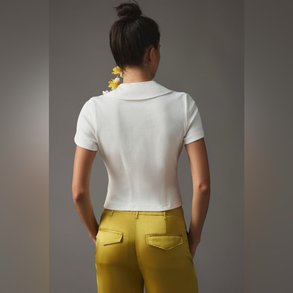 Maeve NWT Ruched Blouse - Size Large - Picture 3 of 8